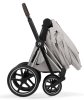 Коляска 2в1 CYBEX Priam Style Chrome Brown + спальный блок (City Grey)