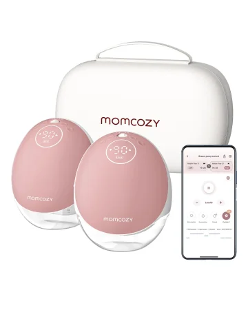 Беспроводной портативный электрический молокоотсос BP223 (Mobile Flow, M9), 2 штМамкози  Momcozy