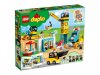 LEGO DUPLO Конструктор "Башенный кран на стройке" 123 детали