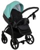 Tutis Коляска 2 в 1 Novo / цвет кожа Antracite Metalic-Mint (темно-серый + мятный)