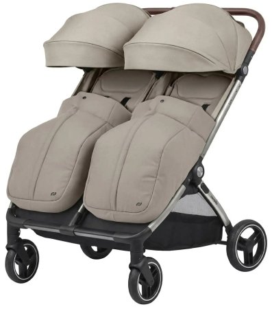 6533 Коляска для двойни CARRELLO Link  (Island Beige)
