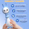 BertToys Музыкальная интерактивная игрушка «Зайчик Грызушка» / цвет синий