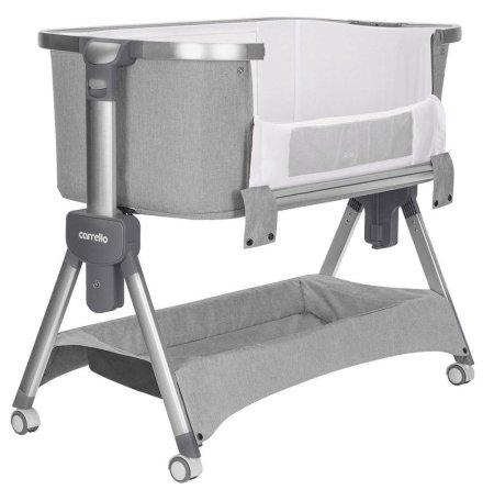 CRL-16402 Кроватка CARRELLO Aria 2в1  (Silver Grey)