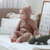 Mjolk Утеплённый комбинезон с капюшоном Natural