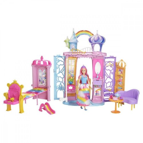 Barbie Переносной радужный дворец
