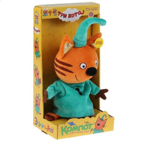 Мульти-Пульти Озвученная мягкая игрушка «Компот в зимней одежде»