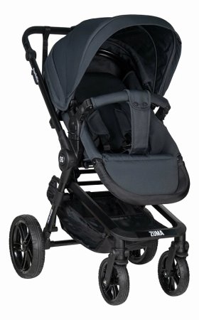 Farfello Коляска 3 в 1 Zuma Trio Comfort / цвет Total Black (черный)