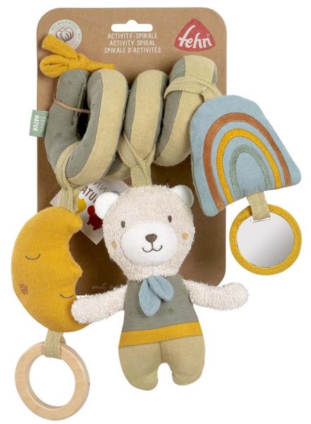 Fehn Игрушка-спираль на коляску/кроватку Мишка