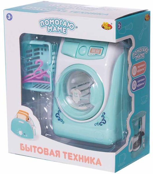 ABtoys Игровой набор "Стиральная машина", серия Помогаю маме