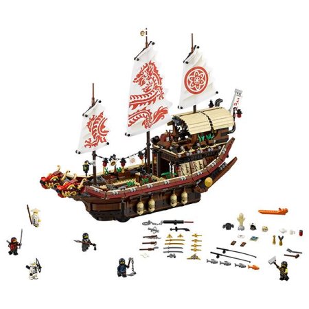 Lego Конструктор Ниндзяго Летающий корабль Мастера Ву