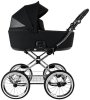 ROAN Коляска 2 в1 Bass Next Classic короб+прогул.(2 места)14d  (Caviar/Black/руч.Black)