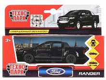 Технопарк Металлическая модель "Пикап Ford Ranger" / цвет черный					