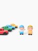Игрушечный паром Happy Baby HAPPY FERRY, для ванной и бассейна, в комплекте: кораблик, 4 машинки, 2 человечка