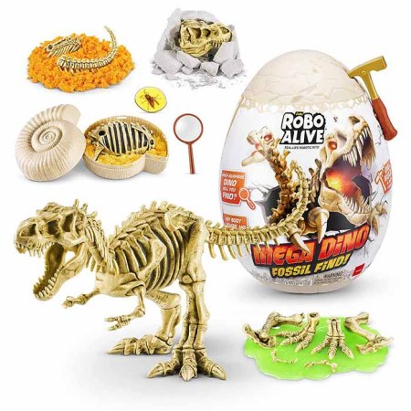 Zuru Игровой набор сюрприз Smashers Robo Alive Mega Dino Fossil Find Яйцо