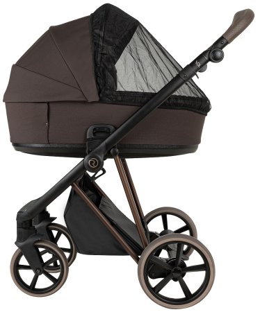 ROAN Коляска 2 в1 Sol Luxury короб+прогул (Turkish Coffe/Bronze/руч.Capp/к.Capp)