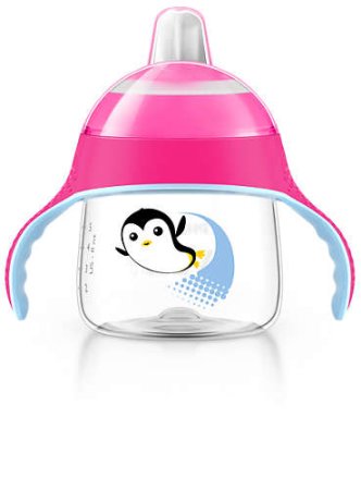 Avent Чашка поильник 200 мл, от 6 месяцев до 3 лет, розовый, артикул: SCF751/07