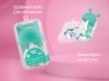 Roxi Kids Силиконовый прорезыватель Mushroom с держателем в футляре / цвет мятный