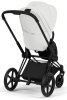 Коляска 2в1 CYBEX Priam Style Matt Black + спальный блок (Off White)