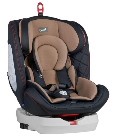 Farfello Автокресло детское KBH303 Isofix, 0-36 кг / цвет Черный-кремовый
