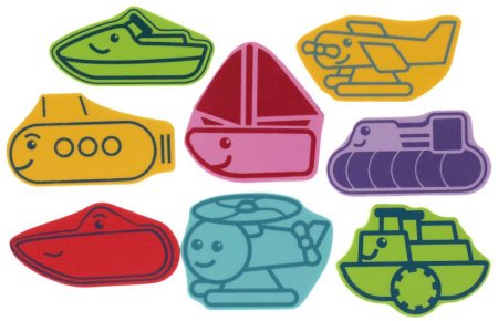 Капитошка Набор игрушек для ванны «Морской транспорт»