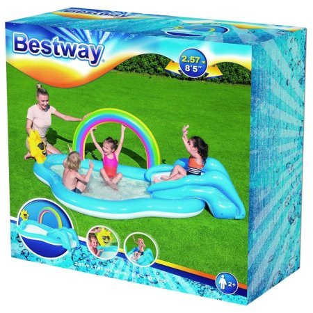 Bestway Игровой бассейн Rainbow n 'Shine 53092 / цвет голубой