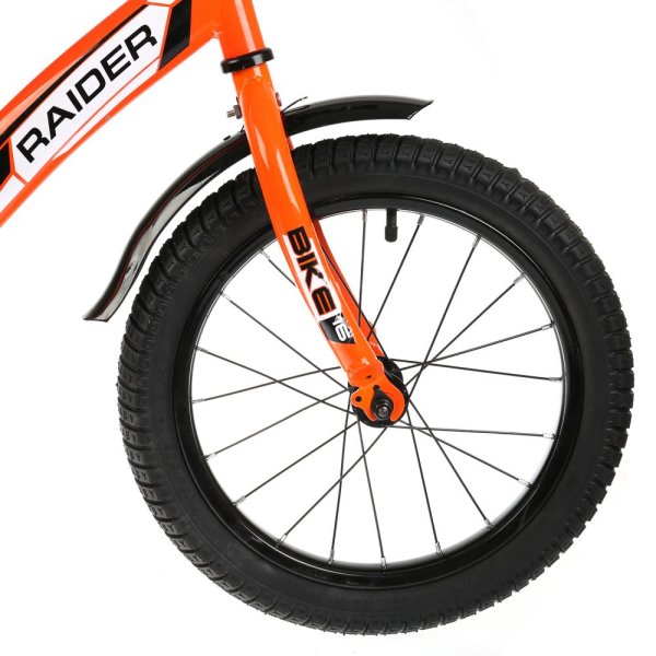 Raider 283727 Велосипед детский 16" / цвет оранжево-черный