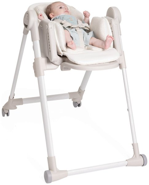 Chicco Стульчик для кормления Polly Armonia / цвет Motherpearl (белый)