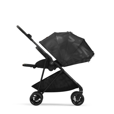 Cybex Коляска прогулочная Melio Street с дождевиком / цвет Real Black