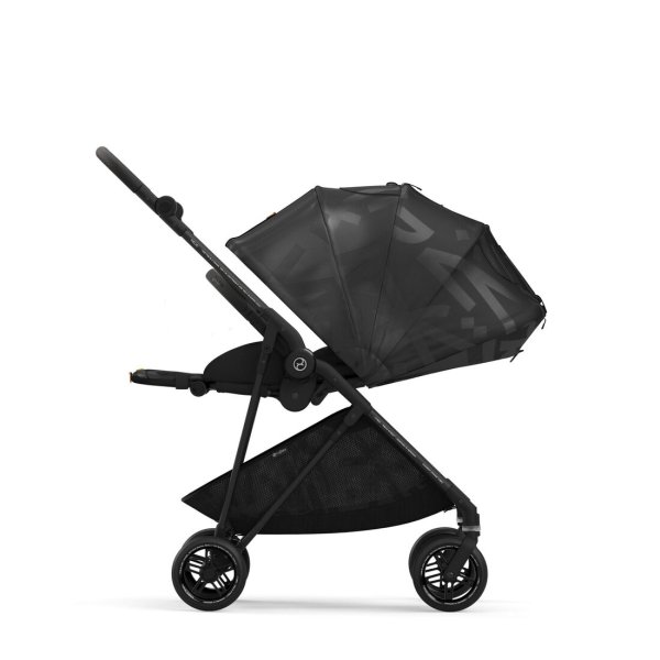 Cybex Коляска прогулочная Melio Street с дождевиком / цвет Real Black