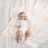 Aden&Anais Набор пеленок из бамбука Metallic primrose, 3 штуки / цвет белый, розовый