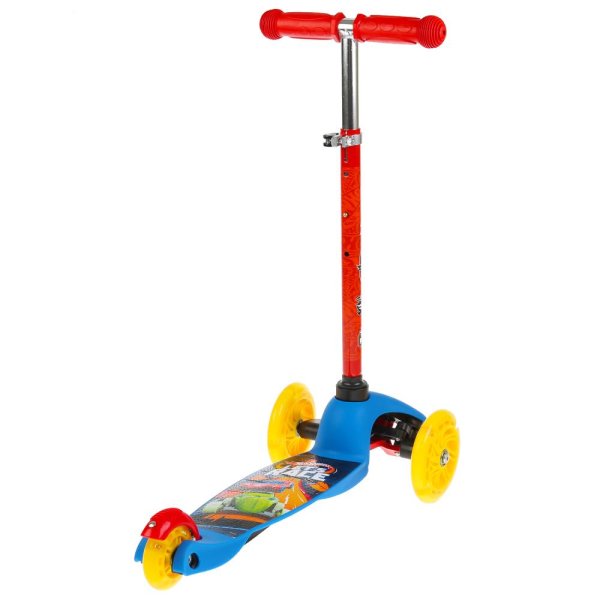 Hot wheels Самокат трехколесный 284631 / цвет красно-синий