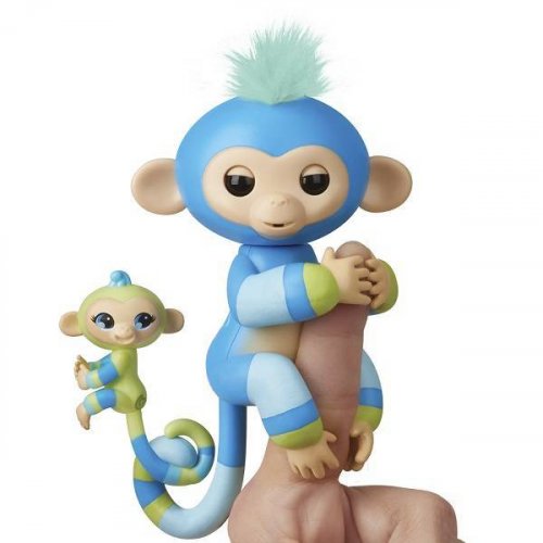Fingerlings Интерактивная обезьянка Билли с малышом, 12 см