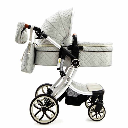 Bambini Moretti Коляска 2 в 1 Vondoo, цвет / светло - серый (grey)