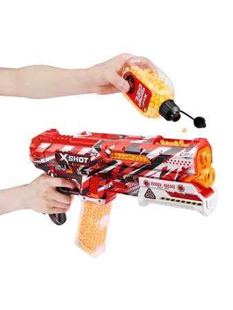 Игровой набор ZURU X-Shot HYPERGEL Клатч (бластер, 5000 снарядов-гранул, защитные очки)