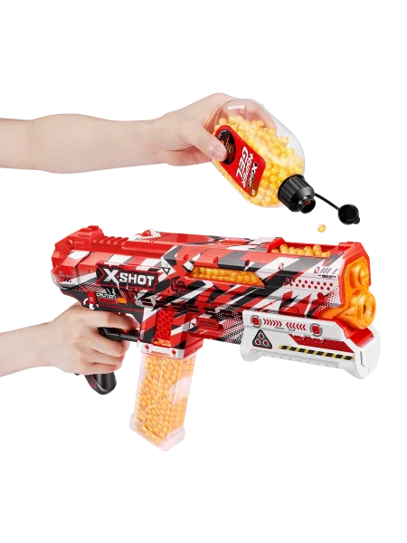 Игровой набор ZURU X-Shot HYPERGEL Клатч (бластер, 5000 снарядов-гранул, защитные очки)