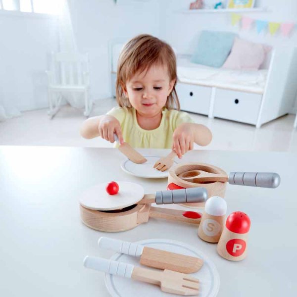 Hape Набор посуды, 13 предметов