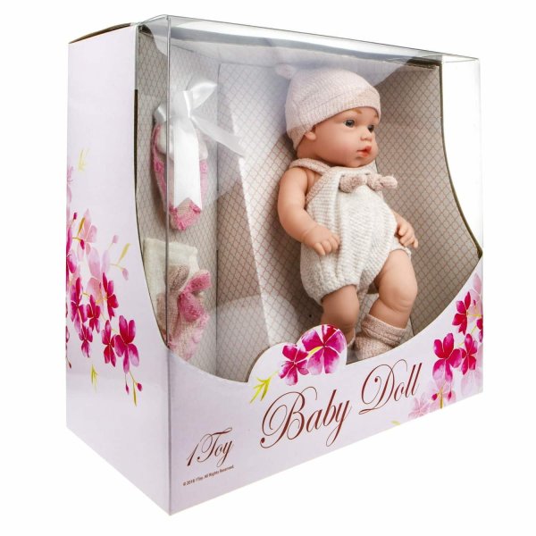 1toy Premium Пупс в розовой одежде