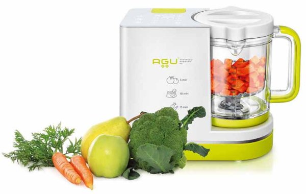 Agu Baby Пароварка блендер Octopy для детского питания 5 в 1