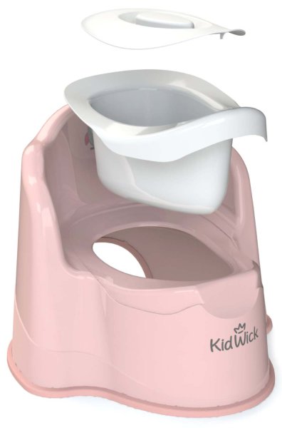 Kidwick Горшок туалетный Королевский / цвет розовый