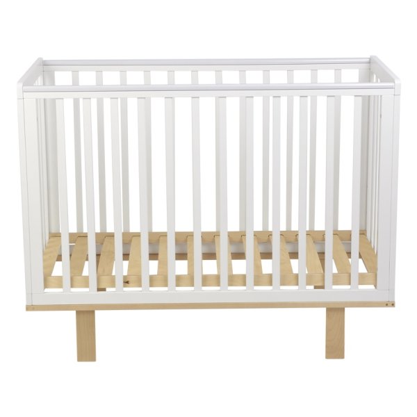 Polini kids Кроватка детская Simple 340 / белый- натуральный