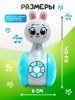 ZABIAKA развивающая игрушка, неваляшка "Зайчонок", звук SL-05866   7696152