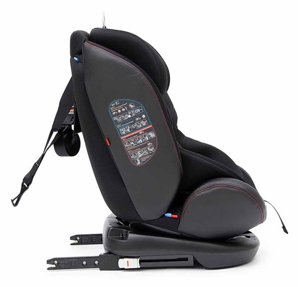 Bambini Moretti Детское автокресло ST-3 (0-36 кг) / цвет черный с красной строчкой