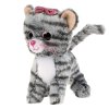 Мой питомец Мягкая игрушка Кошка в сумочке из пайеток, 17 см