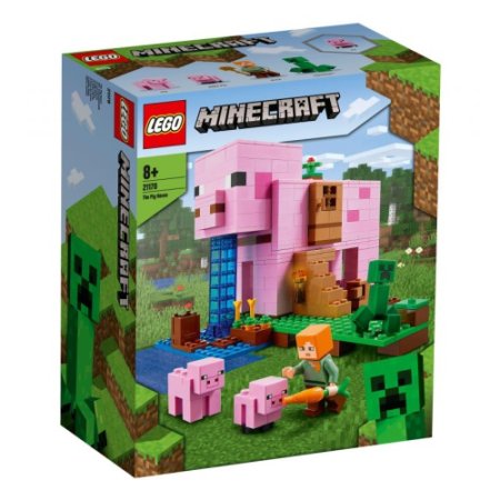 LEGO Конструктор Minecraft "Дом-свинья" 490 деталей