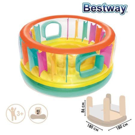 Bestway Батут надувной 52262 / разноцветный