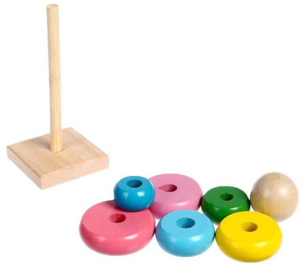 Лесная мастерская Развивающая игрушка "Пирамидка"