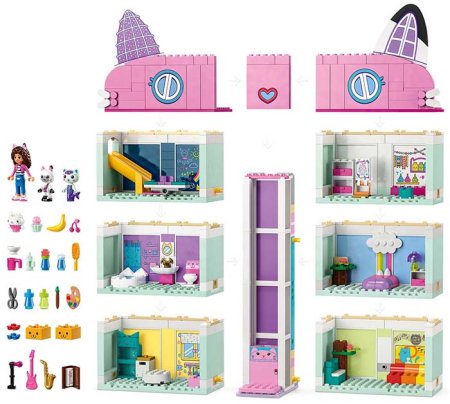 Lego Конструктор Gabby's Dollhouse "Кукольный домик Габби"