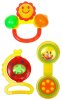 Крошка Я Набор погремушек «Маленькие радости», 3 штуки
