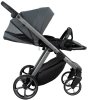 PITUSO Коляска 2в1 Sole короб+прогу. (Grey)