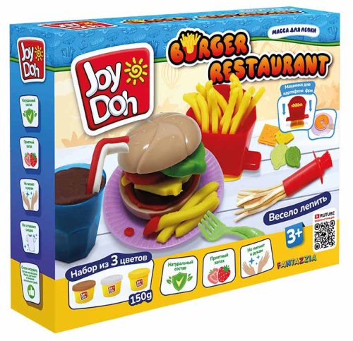 Joy-Doh Масса для лепки "Бургер и картошка"